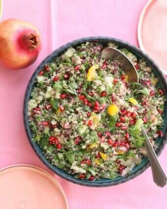 סלט קוסקוס מלא וחגיגי. | אפרת ליכטנשטט סלט קוסקוס מלא וחגיגי. | אפרת ליכטנשטט