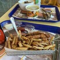 פיש אנד צ'יפס במזנון הכנסת Mezzo