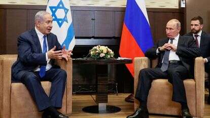 נתניהו ופוטין בסוצ'י, אתמול. | AFP