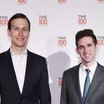 אבי ברקוביץ' (מימין) וג'ארד קושנר. | AFP