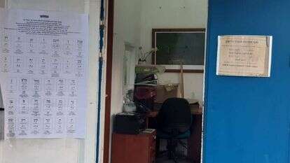 קלפי בישוב נווה צוף, שבמועצה האזורית בנימין. | גד אמיתון/TPS