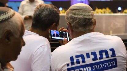 מטה הליכוד בליל הבחירות. | איתן אלחדז, TPS