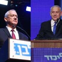 נתניהו וגנץ. | אבישג שאר ישוב, קובי ריכטר/TPS