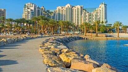 בתי המלון של אילת. | שאטרסטוק