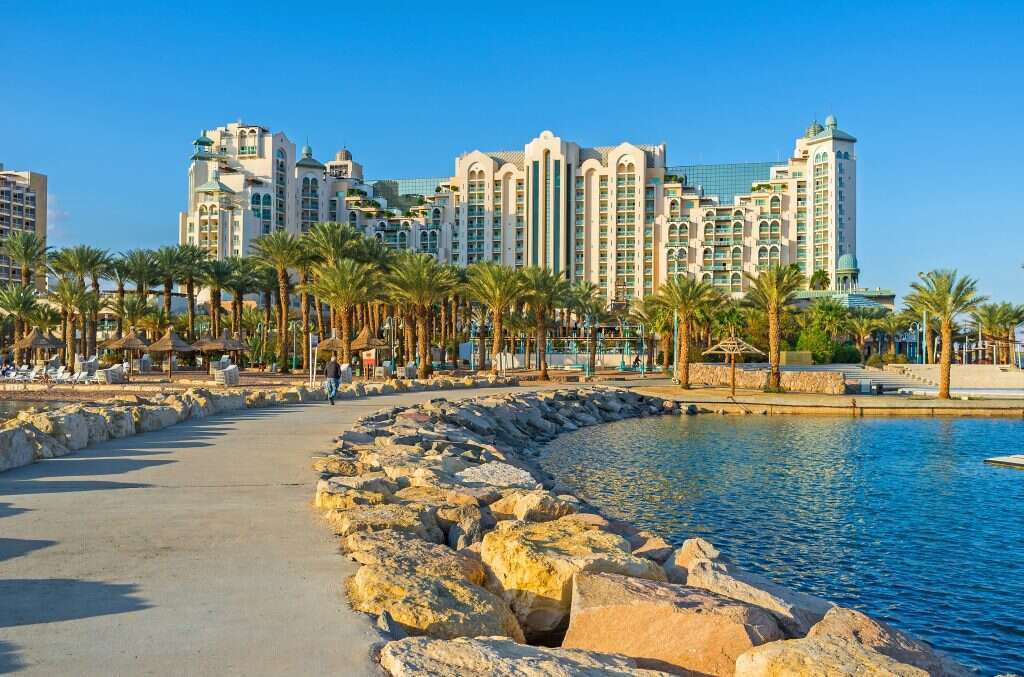 בתי המלון של אילת. | שאטרסטוק