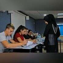 הצבעה במגזר הערבי. | AFP