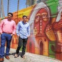 קייזלר (מימין) וענבר בכפר-קאסם. | יוסי אלוני