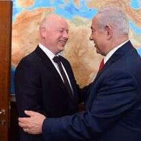 בנימין נתניהו וג'ייסון גרינבלט, יולי 2017. | חיים צח, לע"מ