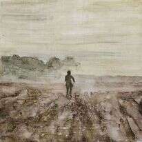 מביאים את השפה לידי דמימה ואיפוס ומבקשים להתחיל מחדש את קיומנו. ציור: אלה צמבליסטה ננצל, 'אל החלומות שלנו', צבעי מים, 2018