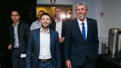 רפי פרץ ובצלאל סמוטריץ'. | לירון מולדובן