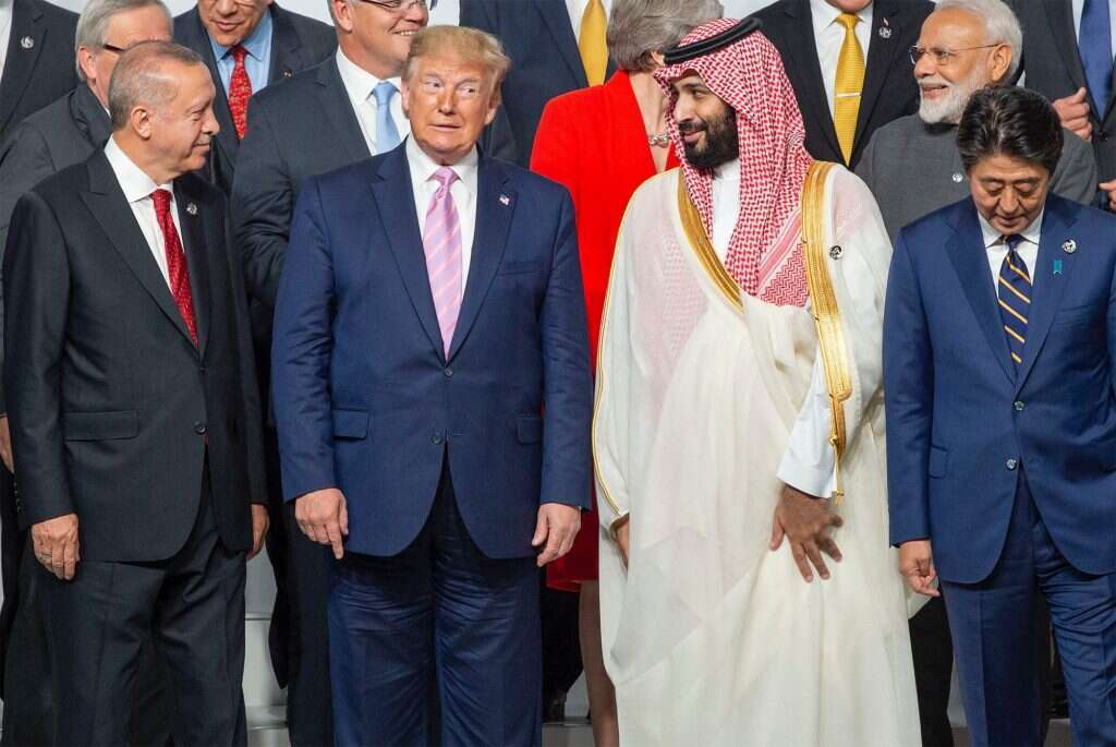 טראמפ ובן־סלמאן בוועידת G20. | EPA