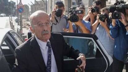 עו"ד רם כספי מגיע לשימוע במשרד המשפטים. | AFP