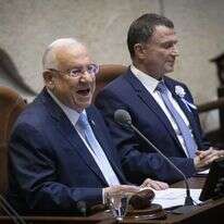 הנשיא ראובן ריבלין בפתיחת מושב הכנסת ה-22. | הדס פרוש, פלאש 90