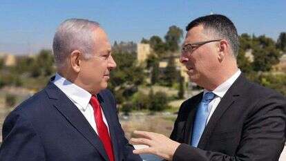 נתניהו וסער. | שרון רביבו