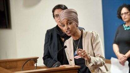 אילהן עומאר. | AFP