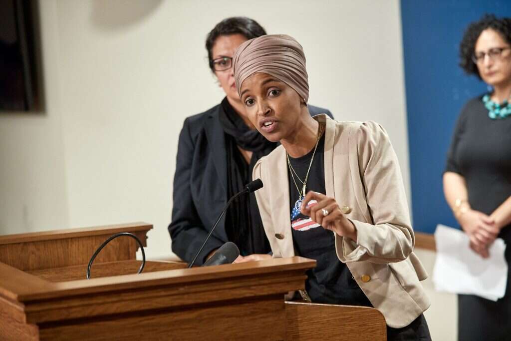 אילהן עומאר. | AFP