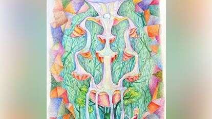 פסיכואנליטיקאים משחזרים את חוויית הרחם ככלי לריפוי, ומקובלים שבים אל הרחם האלוהי כטקס ריפוי. עץ החיים - הספירות בקבלה. ציור: יוג'ין דודאר, שאטרסטוק