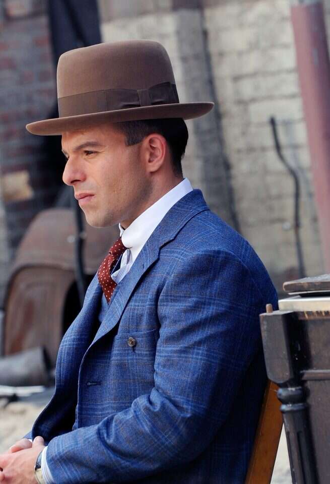 דמותו של מאיר לנסקי בסדרה אימפריית הפשע. | גטי אימג'ס