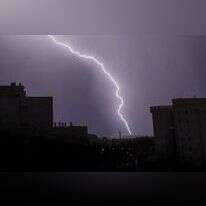 סופת ברקים. | EPA