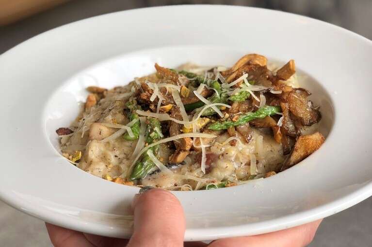 ריזוטו פטריות במסעדת דרימרי. | תום זכאי