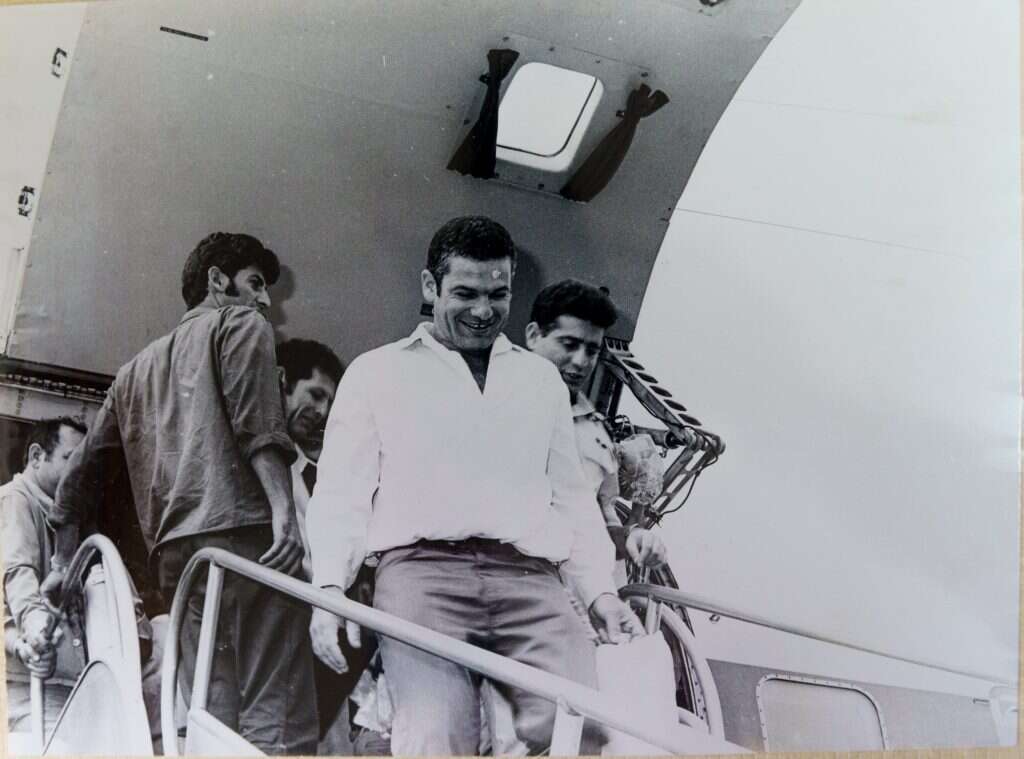 רמי הרפז ביום חזרתו מהשבי. | מתוך האוסף המשפחתי