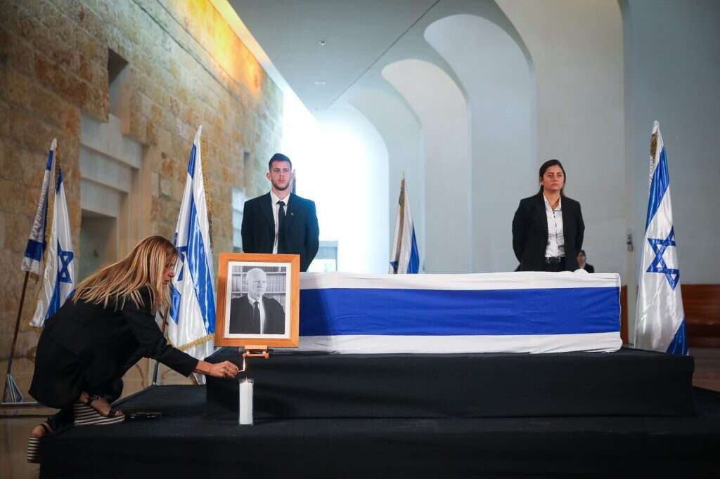 טקס האשכבה לשופט מאיר שמגר. | הדס פרוש פלאש 90