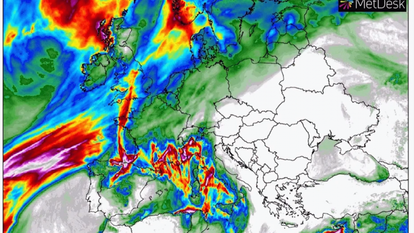 סערה טרופית גרסת מודל ICON 00Z 23/10. | מסך יוטיוב ערוץ המדע