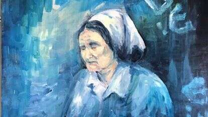 יעל נויבירט, זלדה, דיוקן, שמן על בד, 2015