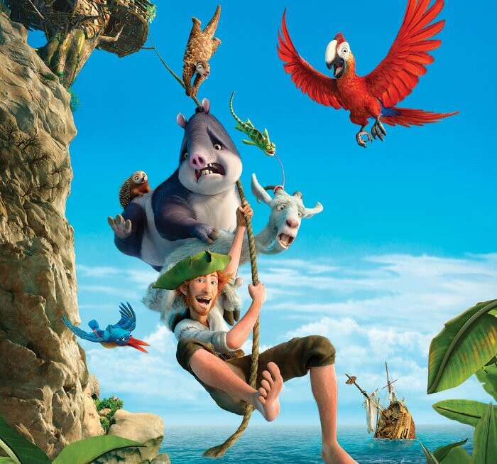 מתוך סרט האנימציה "רובינזון קרוזו", 2016 מתוך סרט האנימציה "רובינזון קרוזו", 2016