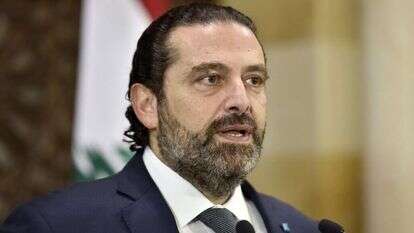 ראש ממשלת לבנון סעד אל-חרירי. | EPA