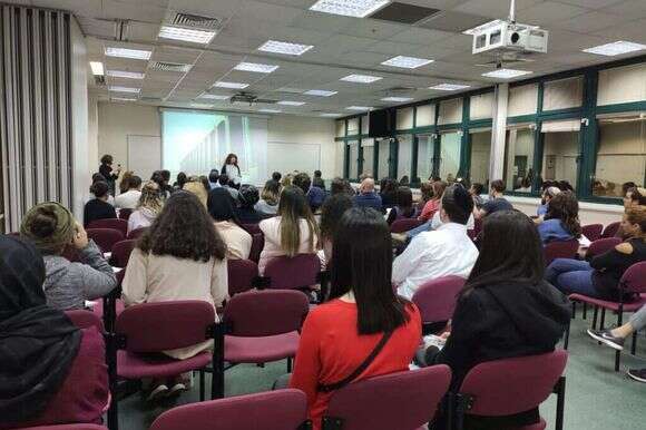 סטודנטים בפתיחת שנת הלימודים. | דנה בצלאל