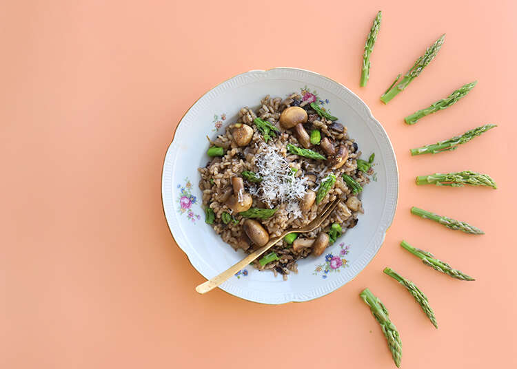 ריזוטו פטריות ואספרגוס. | אפרת ליכטנשטט