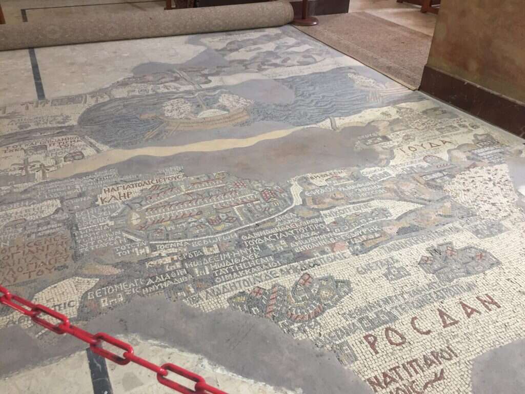 מפת מידבא. | אופיר דיין