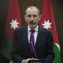 איימן אל ספאדי, שר החוץ הירדני. | EPA