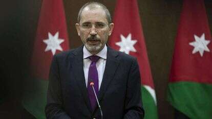 איימן אל ספאדי, שר החוץ הירדני. | EPA