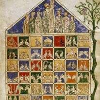 התיבה של נח, כתב יד שמקורו כנראה במאה ה-10 בספרד, המאה ה־ 10 לספירה, מתוך כתב העת lumiere &amp; vie