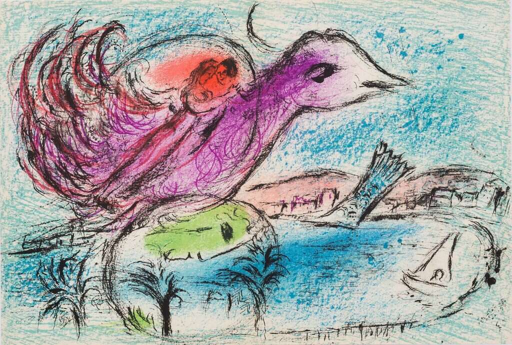 מארק שאגאל, The Bay,1962
c Adagp, Paris 2019