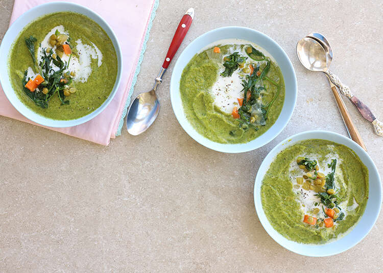 מרק אפונה ופטרוזיליה. | אפרת ליכטנשטט