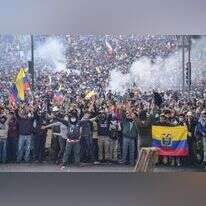 הפגנה נגד עליית מחירי הדלק באקוודור, החודש. | AFP