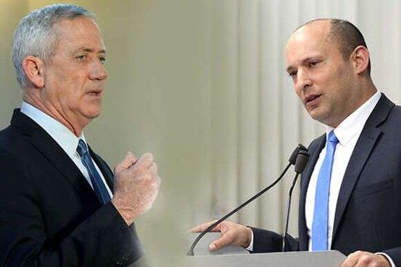 נפתלי בנט ובני גנץ | אבישג שאר-ישוב + גדעון מרקוביץ