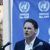 מזכ"ל אונר"א המפוטר, פייר קרנבול. | AFP