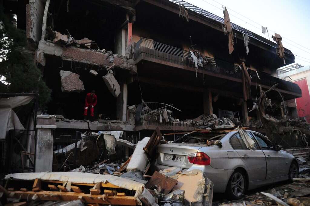 ביתו של עג'ורי בדמשק, סוריה. | EPA