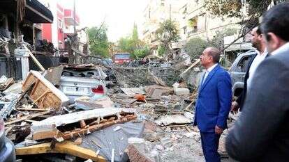 ביתו של עג'ורי בדמשק, סוריה. | EPA