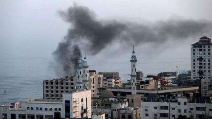 רצועת עזה, הבוקר. | AFP רצועת עזה, הבוקר. | AFP