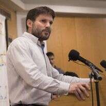 שר התחבורה ח"כ בצלאל סמוטריץ' בכנס דת ומדינה של בית הלל, קיץ 2019. צילומים: דוברות בית הלל