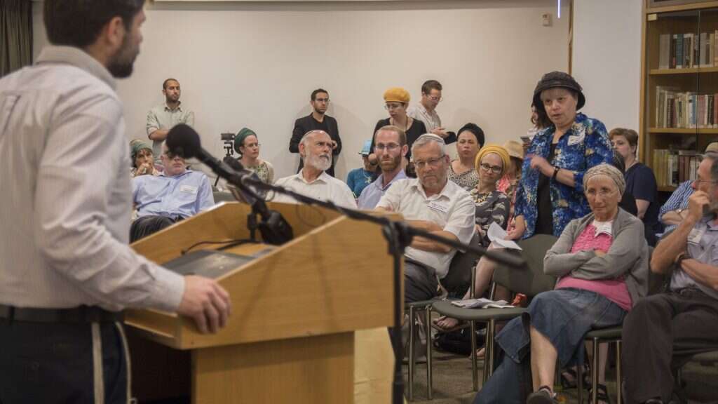 שר התחבורה ח"כ בצלאל סמוטריץ' בכנס דת ומדינה של בית הלל, קיץ 2019. צילומים: דוברות בית הלל