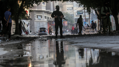 לוחמי הג'יהאד האסלאמי ברצועת עזה. | EPA