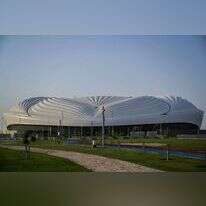 אחד משמונה אצטדיונים שיארחו את גביע העולם בכדורגל בחורף 2022. אל־ג'נוב. | סלוואן ז'ורז'