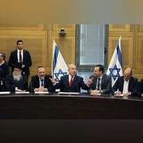 ישיבת מפלגות הימין, אתמול. | EPA