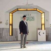 מוחמד שריף עודה, ראש העדה האחמדית בישראל. | דורון גולן, ג'יני